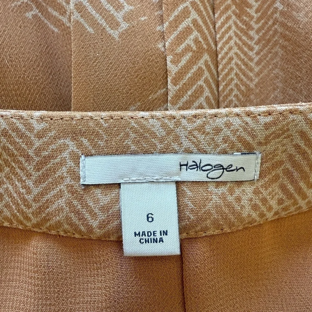 Halogen Print Pleated Skirt in Size 6